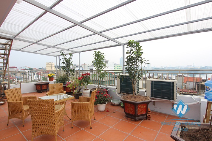 Nice and new one bed apartment for rent on Yen Phu island, Tay Ho